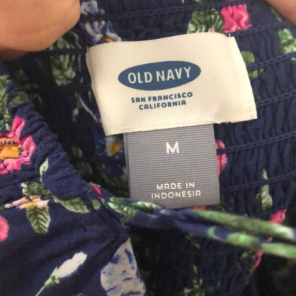 Flowery summer dress Old Navy size M - Picture 4 of 5